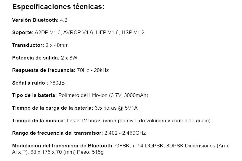 no disponible