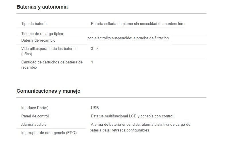 no disponible